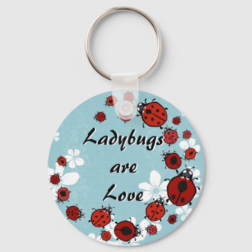 Red Ladybug Keychain