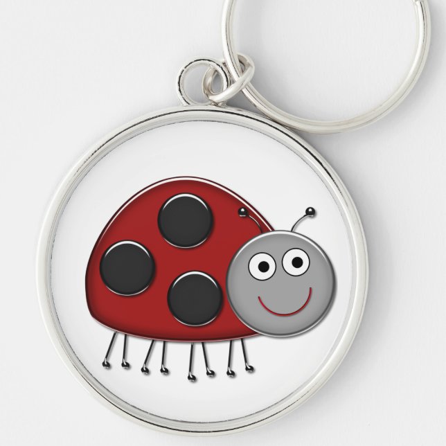 Red Ladybug Keychain (Front)