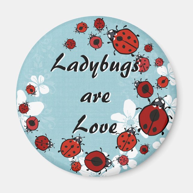 Red Ladybug Magnet (Front)