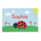Red Ladybug Personalized Placemat