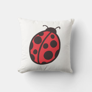 Red Ladybug Pillow