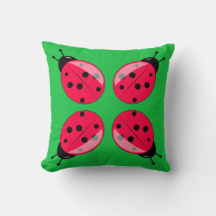 Red Ladybug Pillow