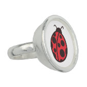 Red Ladybug Ring (Side)