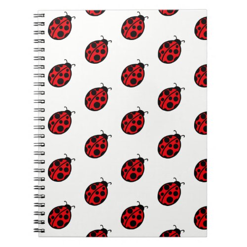 Red Ladybug  School Notebook Gift