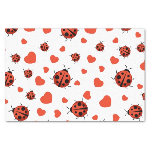 Red Ladybug Tissue Paper