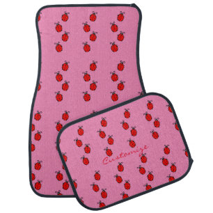 Red Ladybugs Crawling Thunder_Cove Car Floor Mat