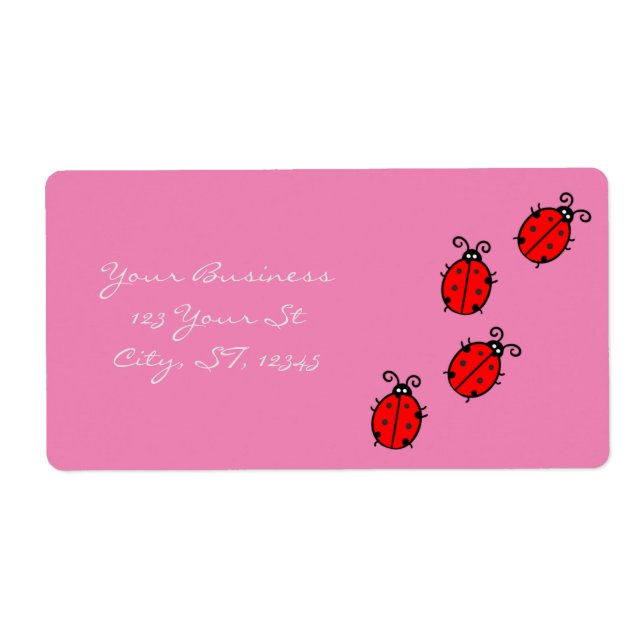 Red Ladybugs Crawling Thunder_Cove Label (Front)