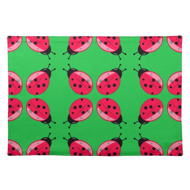 Red Ladybugs Placemat (Front)