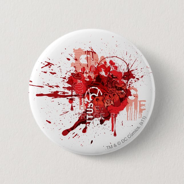 Red lantern Corps Collage Button (Front)