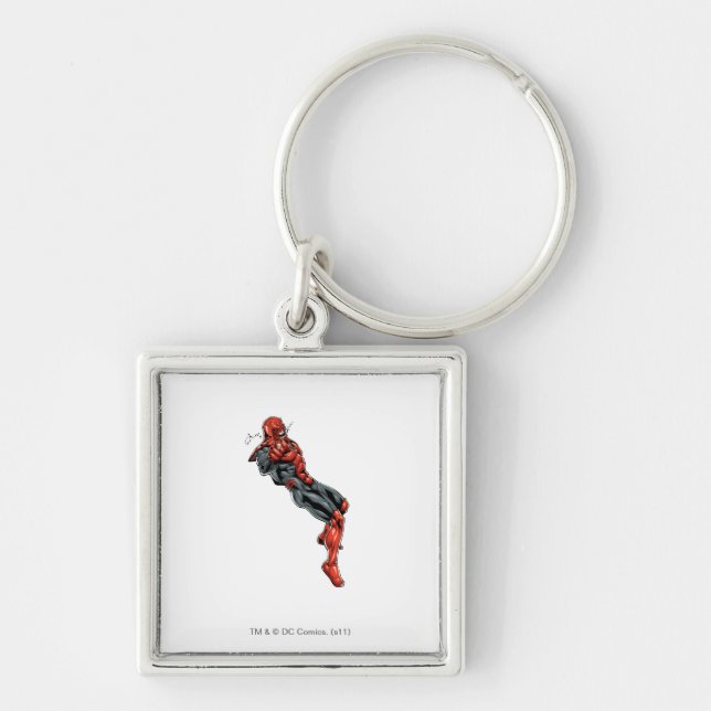 Red Lantern Corps - Rage Leaning 2 Keychain (Front)