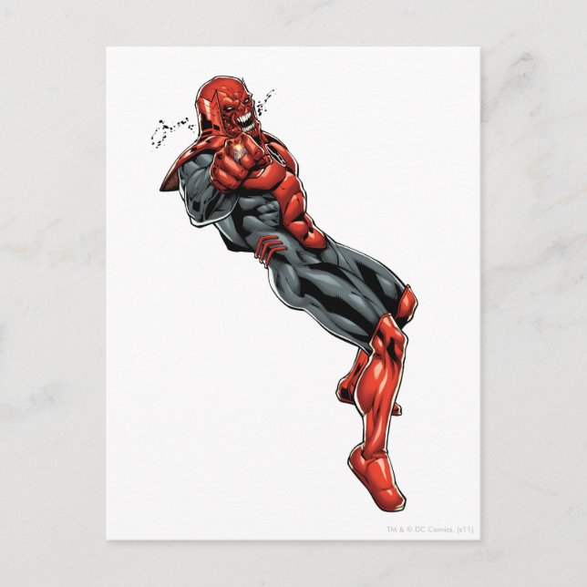 Red Lantern Corps - Rage Leaning 2 Postcard (Front)