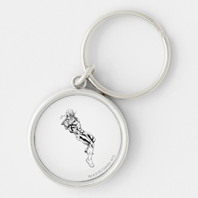 Red Lantern Corps - Rage Leaning 3 Keychain (Front)