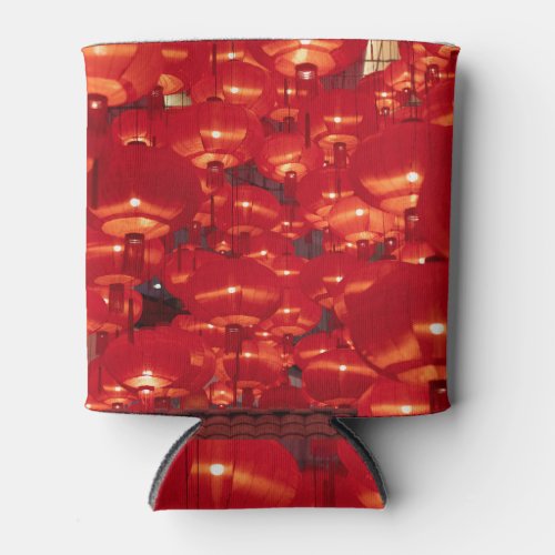Red Lanterns Chinese New Year Can Cooler