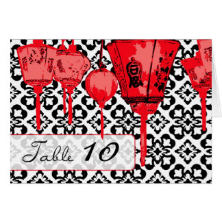 Red Lanterns Table Card