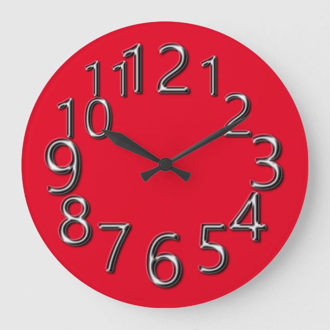 Red Large Clock (Front)