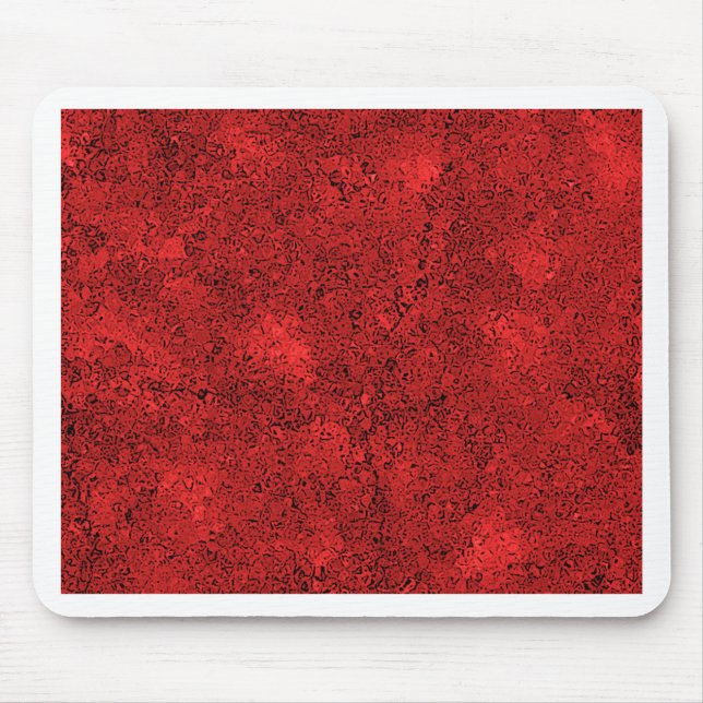 Red Lava Rock Texture Mouse Pad (Front)