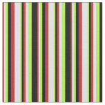 [ Thumbnail: Red, Lavender, Light Green, and Black Colored Fabric ]