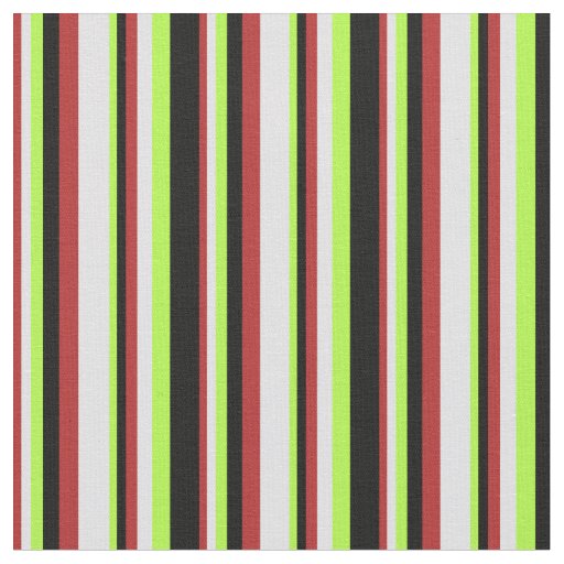 Red, Lavender, Light Green, and Black Colored Fabric