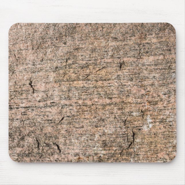 Red Layered Sediment Rock Mouse Pad (Front)