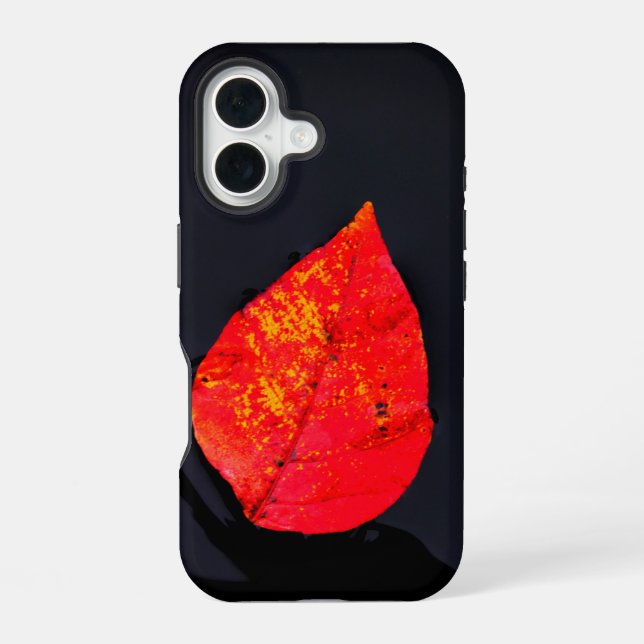 Red leaf iphone cover (Back)
