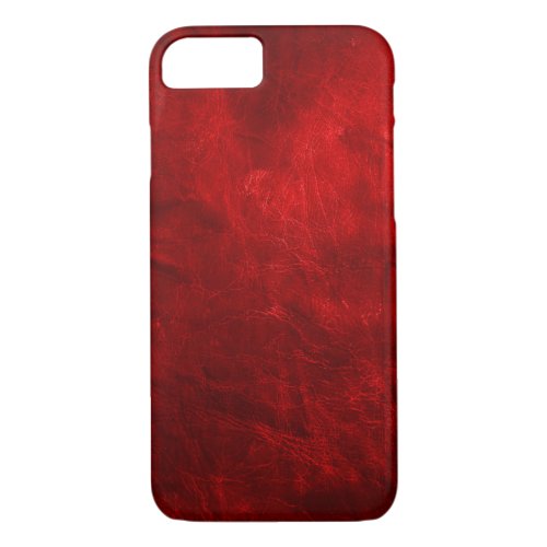 Red Leather iPhone 87 Case