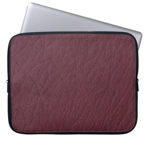 Red Leather Masculine Rustic Skin Laptop Sleeve