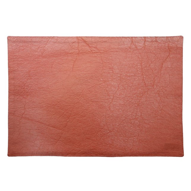 Red Leather Placemat (Front)