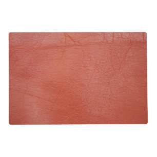Red Leather Placemat
