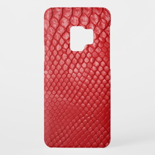 Red Leather Product Showcase Case_Mate Samsung Galaxy S9 Case