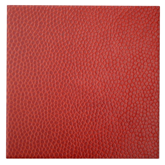 Red Leather Texture Ceramic Tile (Front)
