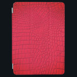 Red Leather Texture iPad Protective Cover<br><div class="desc">A beautiful textured red leather print iPad cover for a classy and elegant look. Stunning birthday or Christmas gift. Designed for you by Evco Studio.</div>