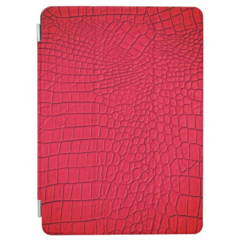 Red Leather Texture iPad Protective Cover