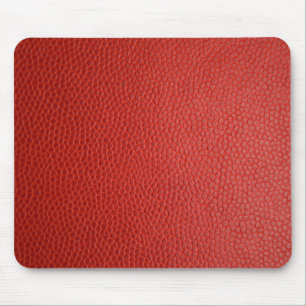 Red Leather Texture Mouse Pad