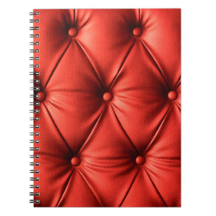 Red leather, texture notebook