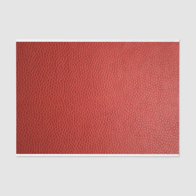 Red Leather Texture Tissue Paper (Front)