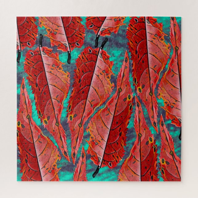 Red Leaves Jigsaw Puzzle (Vertical)
