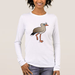 Red-legged Seriema Women's Bella+Canvas Long Sleeve T-Shirt