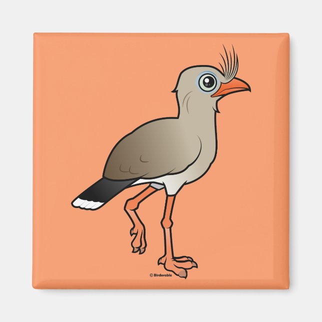 Red-legged Seriema Magnet (Front)