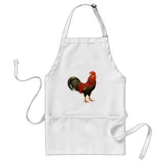 Red Leghorn Rooster Adult Apron