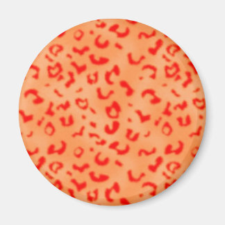 Red Leopard Magnet
