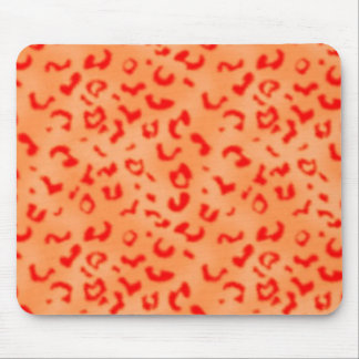 Red Leopard Mouse Pad