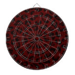 Red Leopard Skin Dart Board