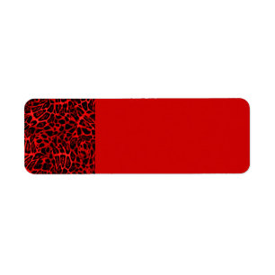 RED LEOPARD WOBBLE PATTERN BACKGROUNDS WALLPAPERS LABEL