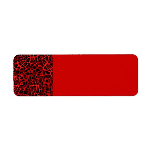 RED LEOPARD WOBBLE PATTERN BACKGROUNDS WALLPAPERS LABEL