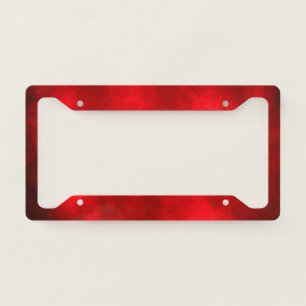 Red  License Plate Frame