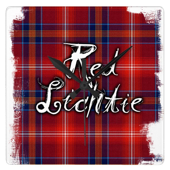 Red Lichtie Tartan Graffit  