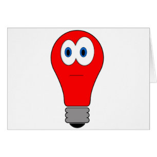 Red Light Bulb Cards