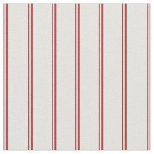 Red & Light Cyan Pattern Fabric