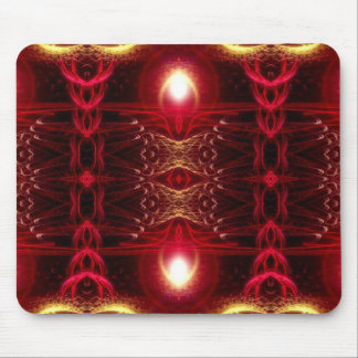 Red Light Fractal Mousepad