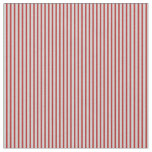 [ Thumbnail: Red & Light Gray Lined Pattern Fabric ]